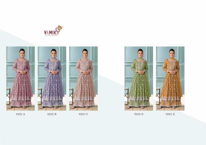 Vamika Lakhnawi Colour Plus 1 Latest Fancy Wedding Wear Designer Wear Ready Made Collection
